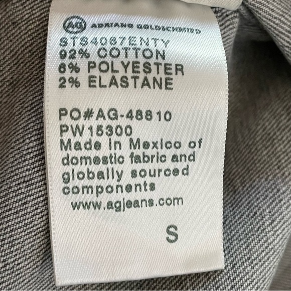 AG Adriano Goldschmeid | Light Gray Wash Button Jean Jacket - Picture 8 of 9